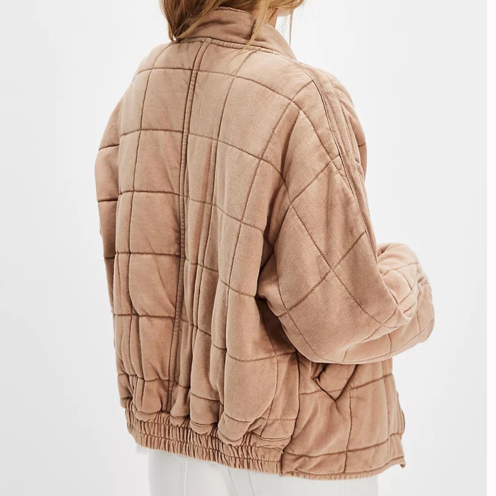 Free People - Like New - XL - Dolman Quilted Knit Jacket